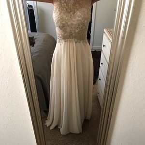 Champagne Prom Gown